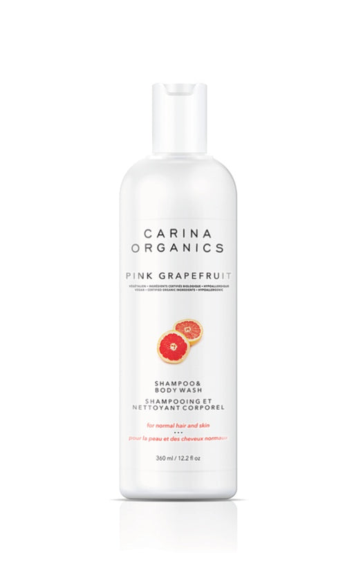 Carina Organics - Pink Grapefruit Shampoo & Body Wash, 360 ML