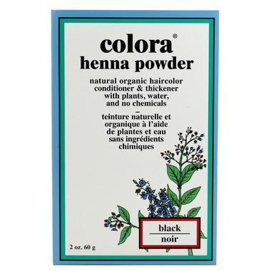 Colora Henna Henna Powder - Black - 60g