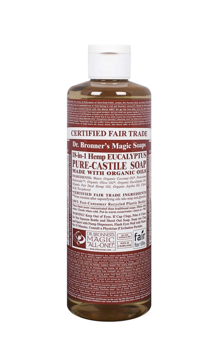 Dr. Bronner's - Organic Eucalyptus Oil Castile Soap, 472ml