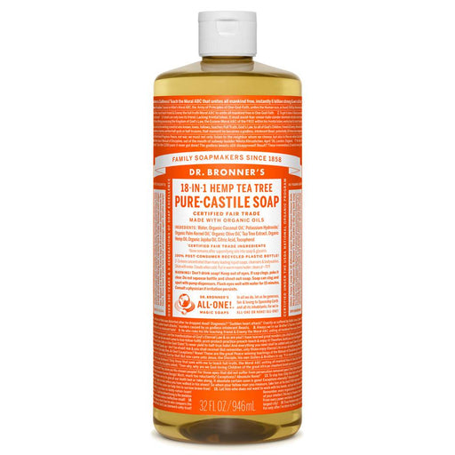 Dr. Bronner's - Organic Tea Tree Oil Castile Soap, 946ml