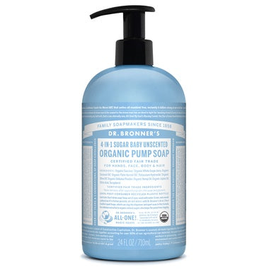 Dr. Bronner's - Pump Soap - Unscented - 710ML