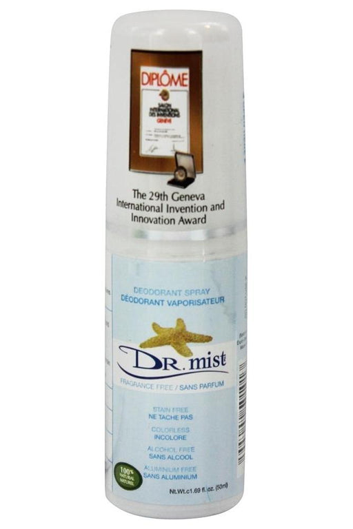 Dr. Mist -  Deodorant Unscented Spray - 50ML