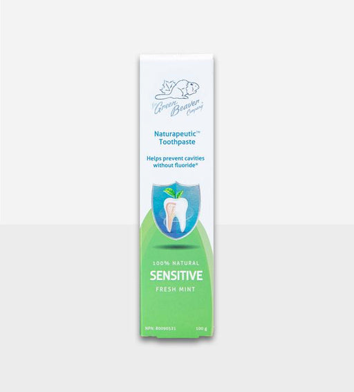 Green Beaver - Naturapeutic Sensitive Toothpaste - Fresh Mint, 100g
