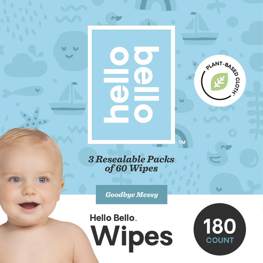 Hello Bello - Baby Wipes, 3 Pack, 180 count