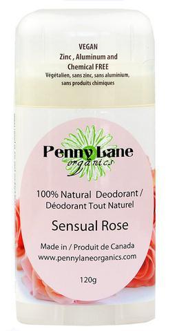 Penny Lane Organics - Sensual Rose Deodorant, 120g