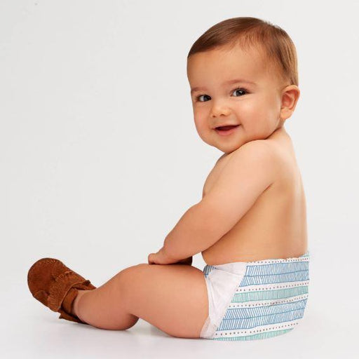 The Honest Co. - Diapers, Size 5, Teal Tribal, 25 count