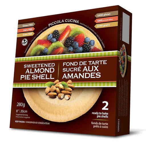 Piccola Cucina - Sweetened 8" Almond Pie Shells (2), 280g