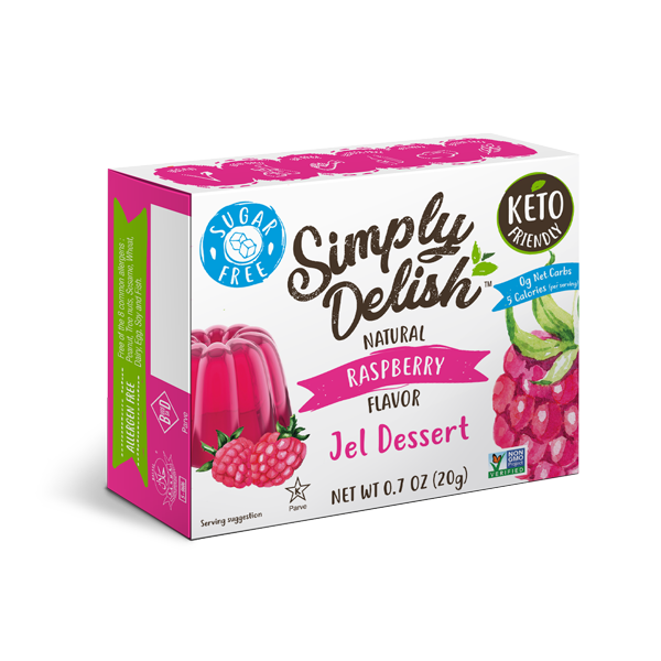 Simply Delish - Jel Dessert, Raspberry, 20g