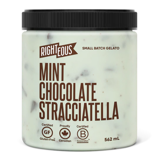 Righteous - Mint Chocolate Stracciatella Gelato, 562ml