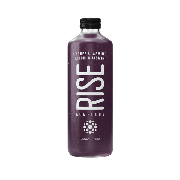 description features rise kombucha lychee and jasmine is a fragrant