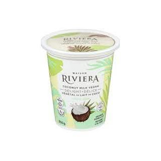 Riviera - Vegan Delight Plain Coconut Milk Yogurt, 650g