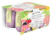 Riviera - Vegan Delight Raspberry and Blackcurrant Coconut Milk Yogurt, 4x120G