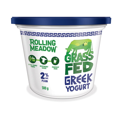 Rolling Meadow - Grass Fed 2% Plain Greek Yogurt, 500g