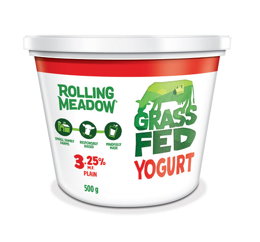 Rolling Meadow - Grass Fed 3.25% Plain Yogurt, 500g