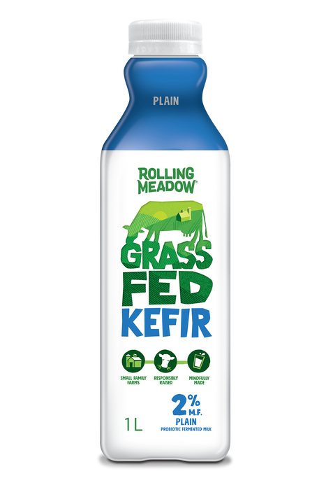 Rolling Meadow - Grass Fed 2% Plain Kefir, 1L