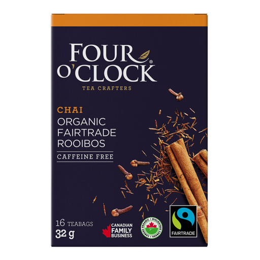 Four O'Clock - Rooibos Tea, Chai, 16 bags
