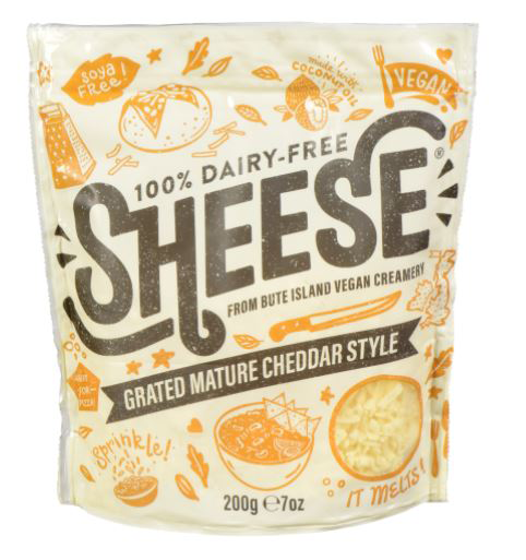 Sheese - Dairy-Free Grated Mature Cheddar Style, 200g