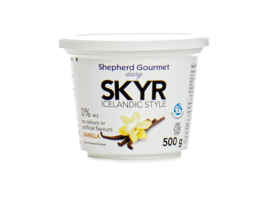 Shepherd Gourmet Dairy - Skyr Vanilla Icelandic Style Yogurt, 500g