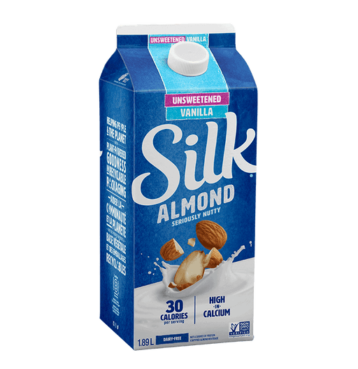 Silk - Unsweetened Vanilla Almond Beverage, 1.89L