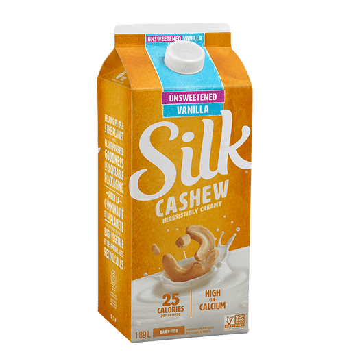 Silk - Unsweetened Vanilla Cashew Beverage, 1.89L