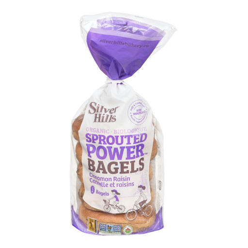 Silver Hills - Organic Sprouted Power Bagels - Cinnamon Raisin, 400g