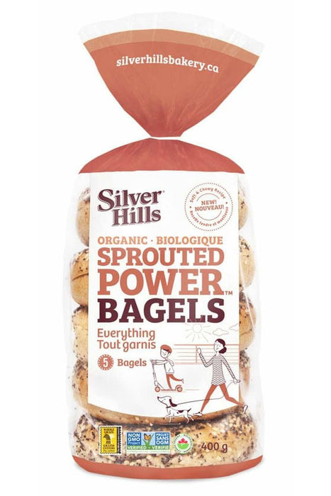 Silver Hills - Organic Sprouted Power Bagels - Everything, 400g