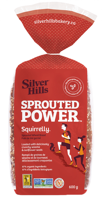 Silver Hills - Sprouted Power Squirrelly Bread, 600g