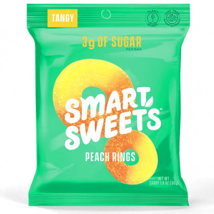 SmartSweets - Peach Rings, 50g