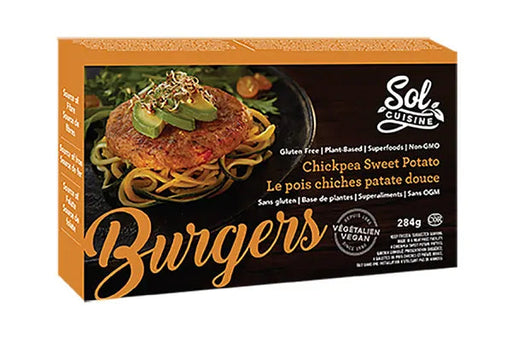 Sol Cuisine - Chickpea Sweet Potato Burger, 284g