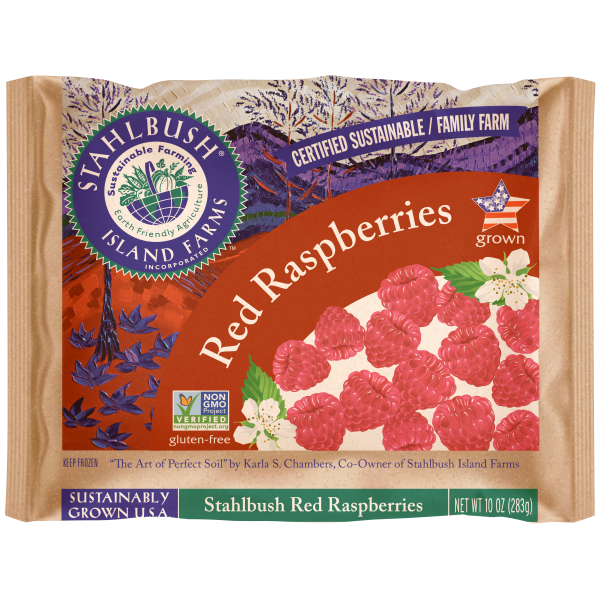 Stahlbush Island Farms - Red Raspberries, 300g