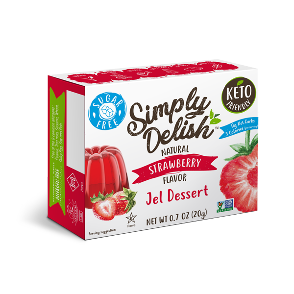 Simply Delish - Jel Dessert, Strawberry, 20g