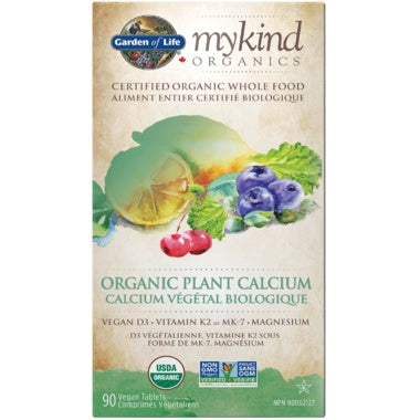 Garden of Life Organic Plant Calcium 90 vegan tabs
