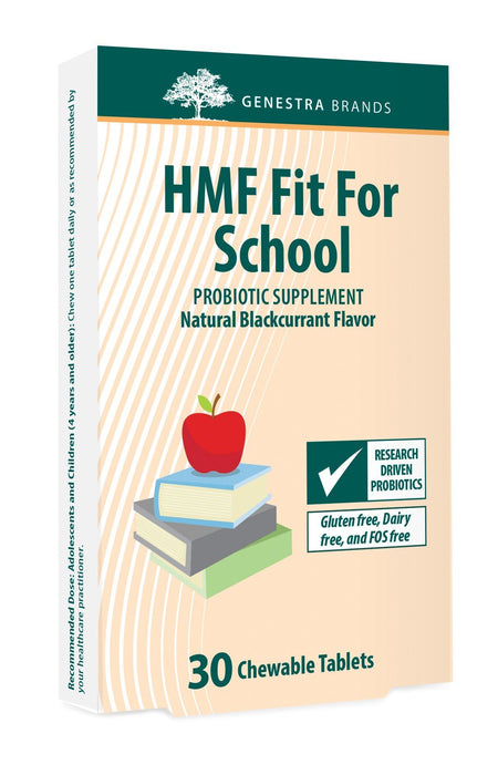 Genestra Hmf Fit For School 30 chewable tablets