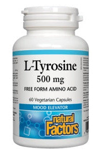 Natural Factors - L-tyrosine 500mg, 60 CAPS