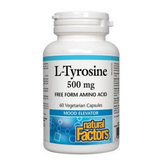 Natural Factors - L-tyrosine 500mg, 60 CAPS