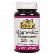 Natural Factors - Magnesium 252mg, 90 tabs