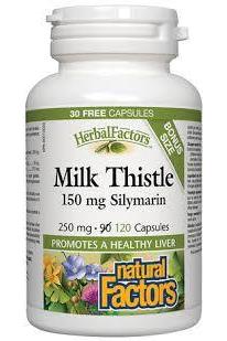 Natural Factors - Milk Thistle 150mg Silymarin, 120 CAPS