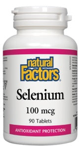 Natural Factors - Selenium 100mcg, 90 tabs