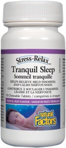 Natural Factors - Tranquil Sleep, 10 tabs