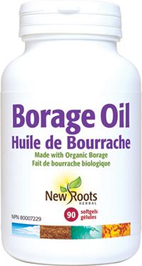 New Roots Herbal - Borage Oil, 90 softgels
