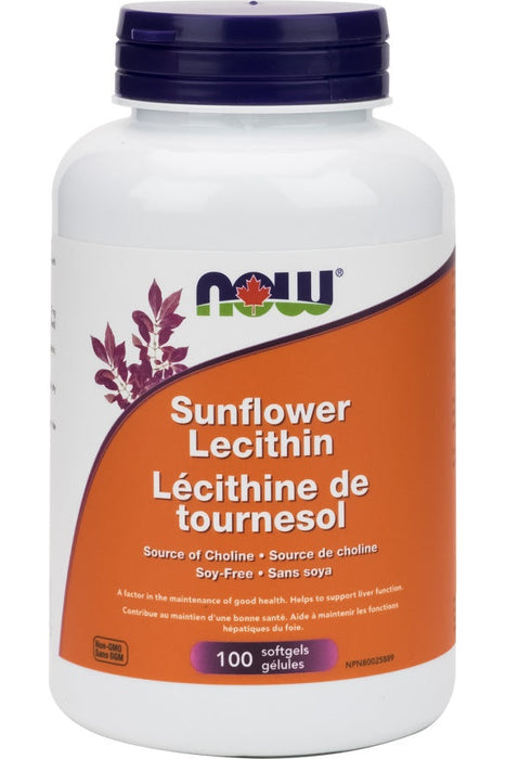 NOW Sunflower Lecithin 100 softgels