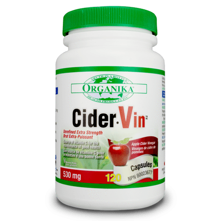 Organika - Apple Cider Vinegar, 530mg (120 capsules)