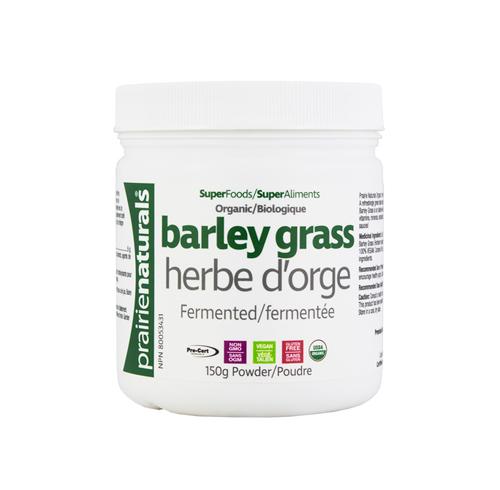 Prairie Naturals - Fermented Barley Grass Powder, 150g