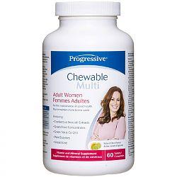 Progressive - Chewable Multi For Adult Women, 60 Tablets
