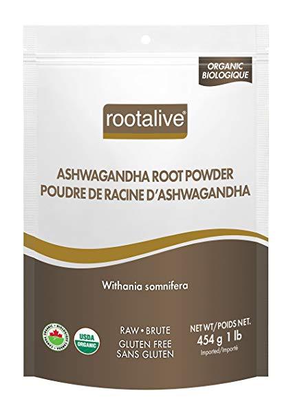 Rootalive - Organic Ashwagandha Root Powder, 454g