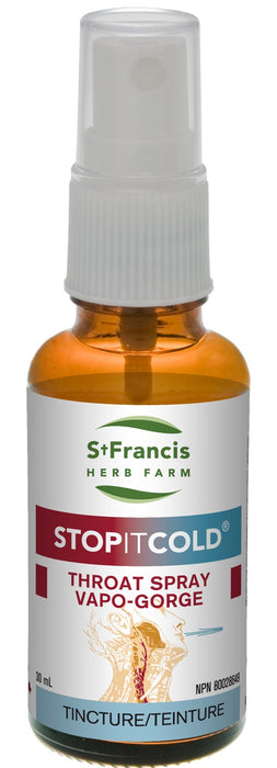 St. Francis Stop It Cold Throat Spray - 30ml