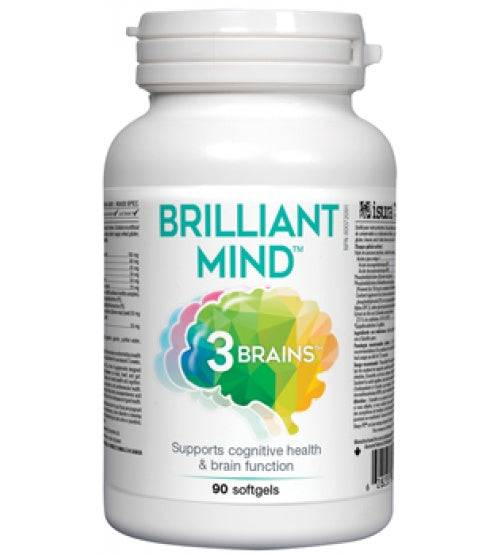 3 Brains - Brilliant Mind, 90 SOFT GELS