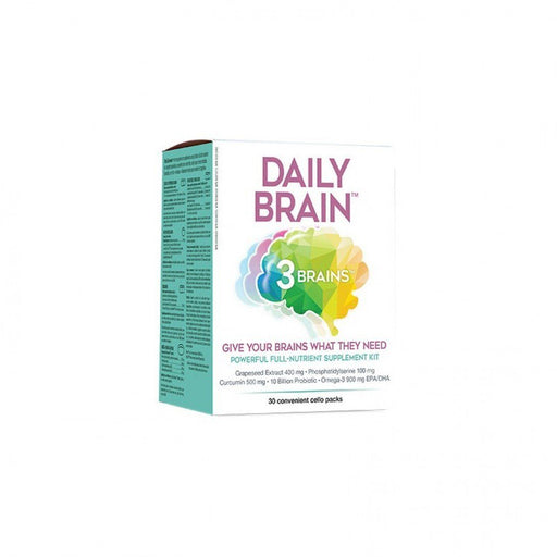 3 Brains - Daily Brain, 30 PACKETS