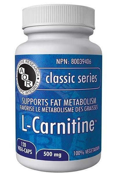 AOR - L-Carnitine 500mg, 120 Caps