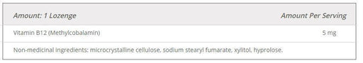 AOR - Methylcobalamin 5mg, 60 Lozenges